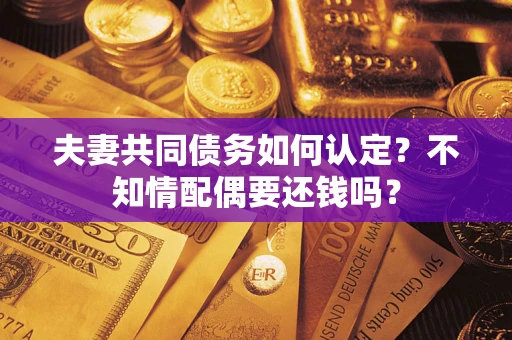 济南夫妻共同债务如何认定？不知情配偶要还钱吗？