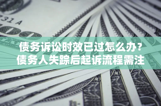 济南债务诉讼时效已过怎么办？债务人失踪后起诉流程需注意什么？