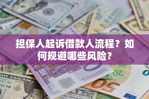 济南担保人起诉借款人流程？如何规避哪些风险？
