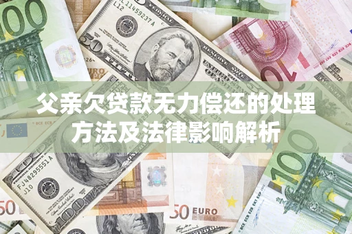 济南父亲欠贷款无力偿还的处理方法及法律影响解析